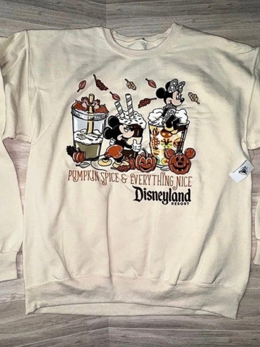 Disneyland Resort Pumpkin Spice Disneyland Sweatshirt